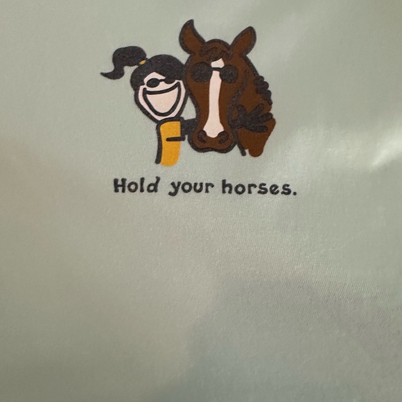 Life Is Good ' Hold your Horses' Women's graffic tee - Picture 3 of 4